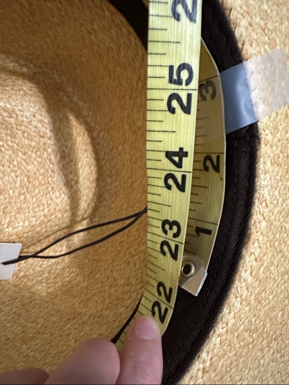 Will and bear Sawyer Sand | Wide Brim Straw Hat size medium - Picture 5 of 7